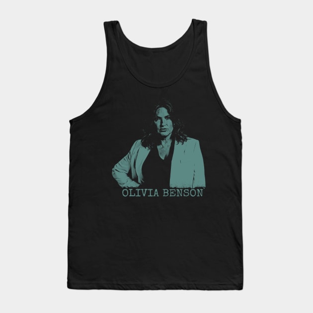 Olivia Benson Law And Order // 90s Aesthetic Design Tank Top by Knockbackhaunt